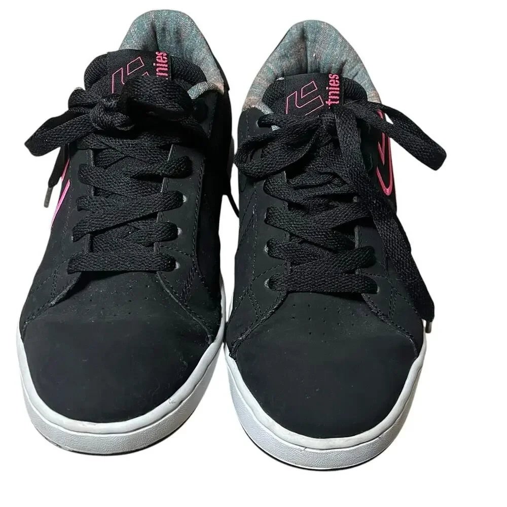Etnies Fader LS Women Black Pink Skate Shoes Sneaker Size 9.5 Y2K Chunky